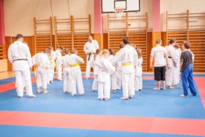 první trénink náboru karate 2018/2019