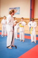 první trénink náboru karate 2018/2019