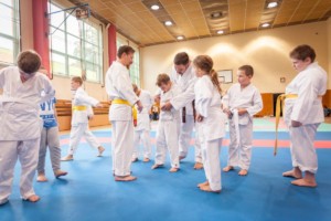 první trénink náboru karate 2018/2019