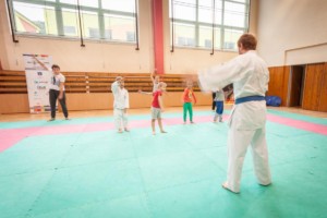 první trénink náboru karate 2018/2019