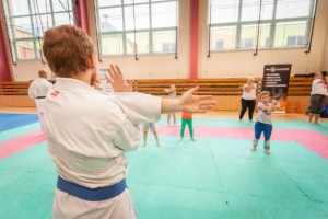 první trénink náboru karate 2018/2019