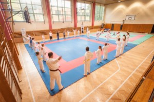 první trénink náboru karate 2018/2019