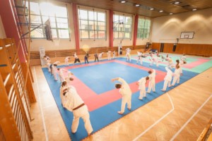 první trénink náboru karate 2018/2019