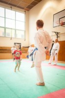 první trénink náboru karate 2018/2019