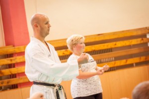 první trénink náboru karate 2018/2019