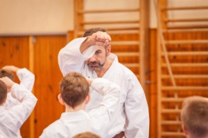 první trénink náboru karate 2018/2019