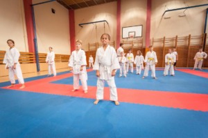 první trénink náboru karate 2018/2019