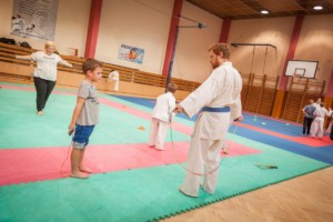 první trénink náboru karate 2018/2019