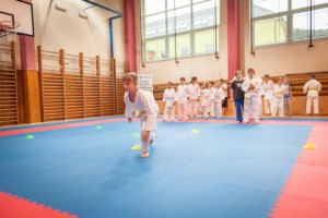 první trénink náboru karate 2018/2019