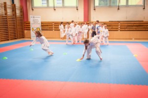 první trénink náboru karate 2018/2019