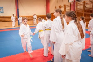 první trénink náboru karate 2018/2019