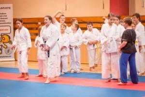 první trénink náboru karate 2018/2019