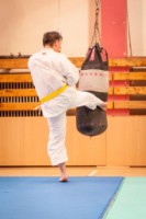 první trénink náboru karate 2018/2019