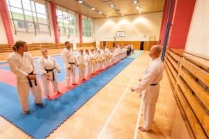 první trénink náboru karate 2018/2019