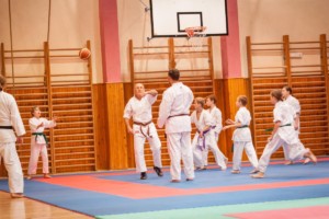 první trénink náboru karate 2018/2019