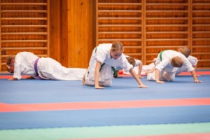 první trénink náboru karate 2018/2019