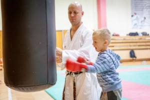 první trénink náboru karate 2018/2019