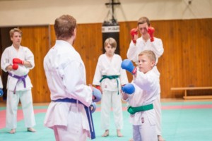 první trénink náboru karate 2018/2019