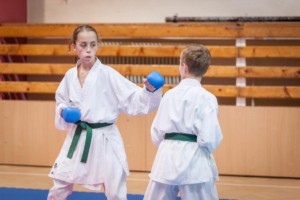 první trénink náboru karate 2018/2019