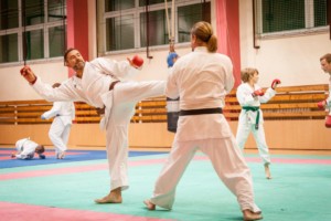 první trénink náboru karate 2018/2019